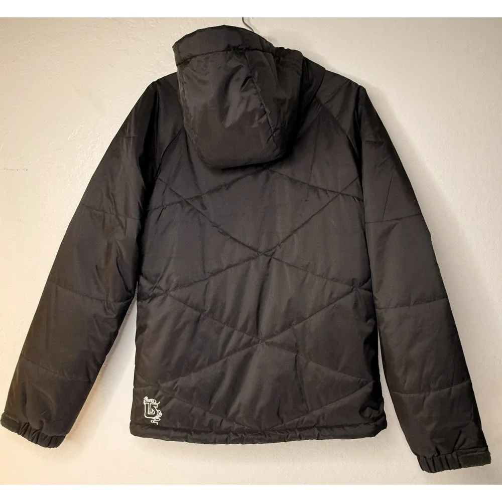 Burton Snowboarding Ski Puffer Jacket Women Size XS Black Quilted‎ Sporty Skiing